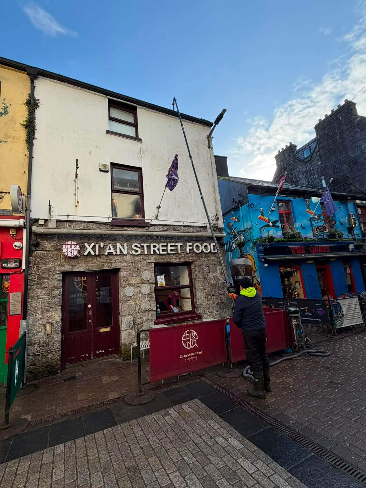Galway city gutter clean